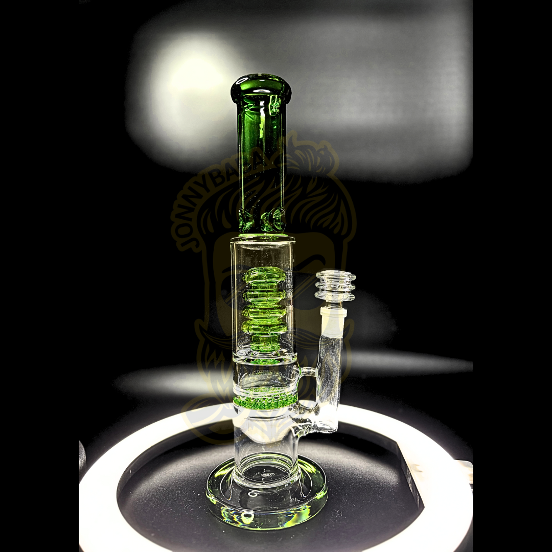 Glass Bong - Spiral of Life Dual Percolator 12 inch
