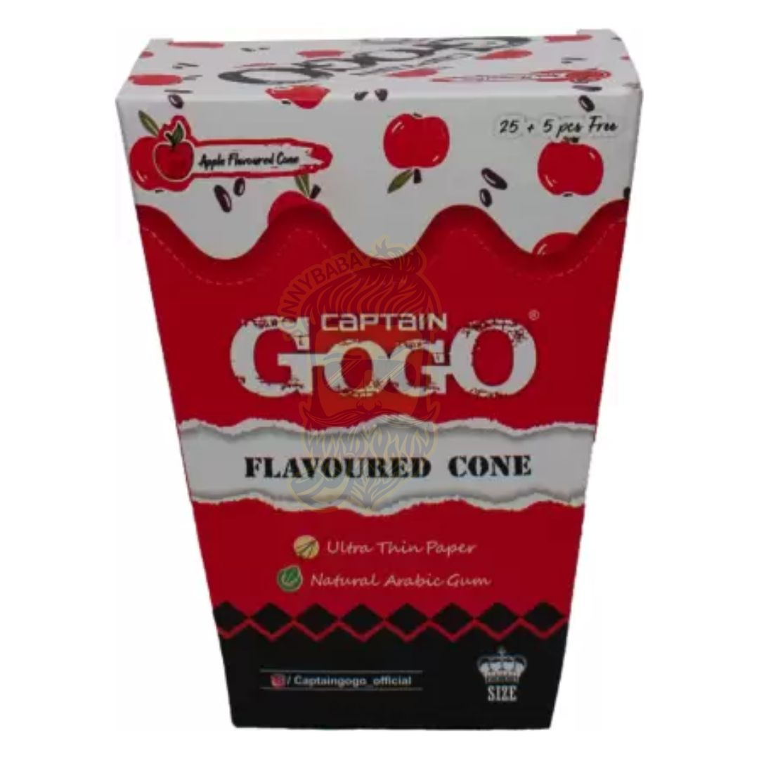 Gogo Apple Flavored Pre-rolled Cones - Pack of 30