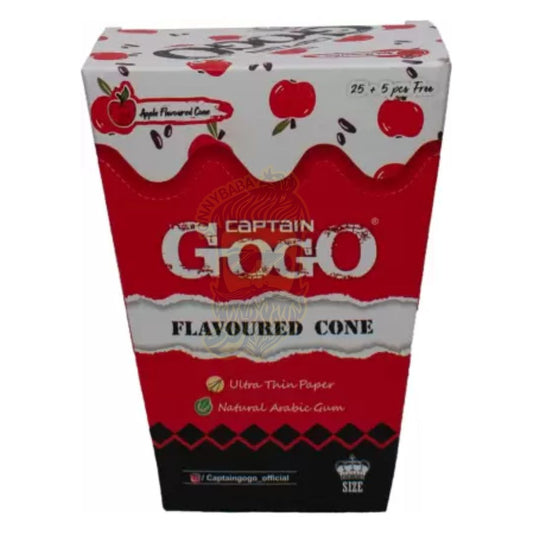Gogo Apple Flavored Pre-rolled Cones - Pack of 30