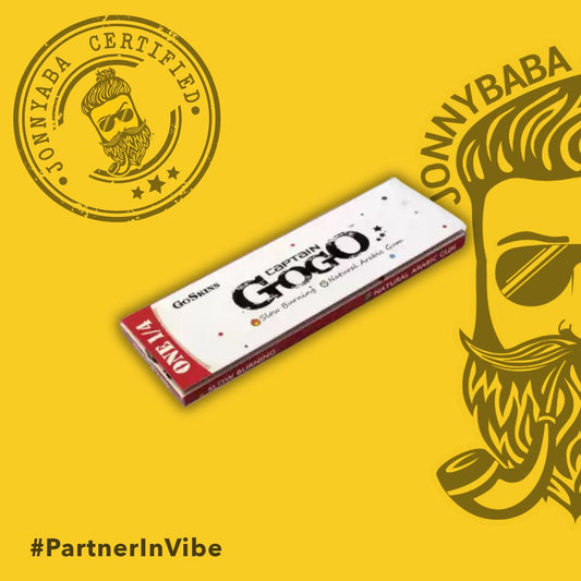 Gogo White Small Rolling Paper - 1 1/4