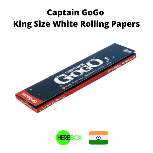 Captain GoGo King Size White Rolling Papers