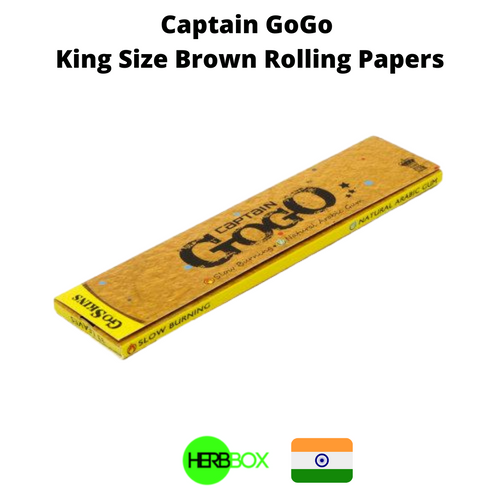Captain GoGo King Size Brown Rolling Papers