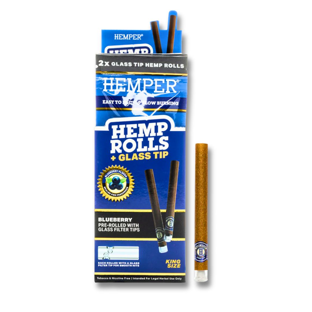 Hemper Glass Tip Hemp Rolls King Size