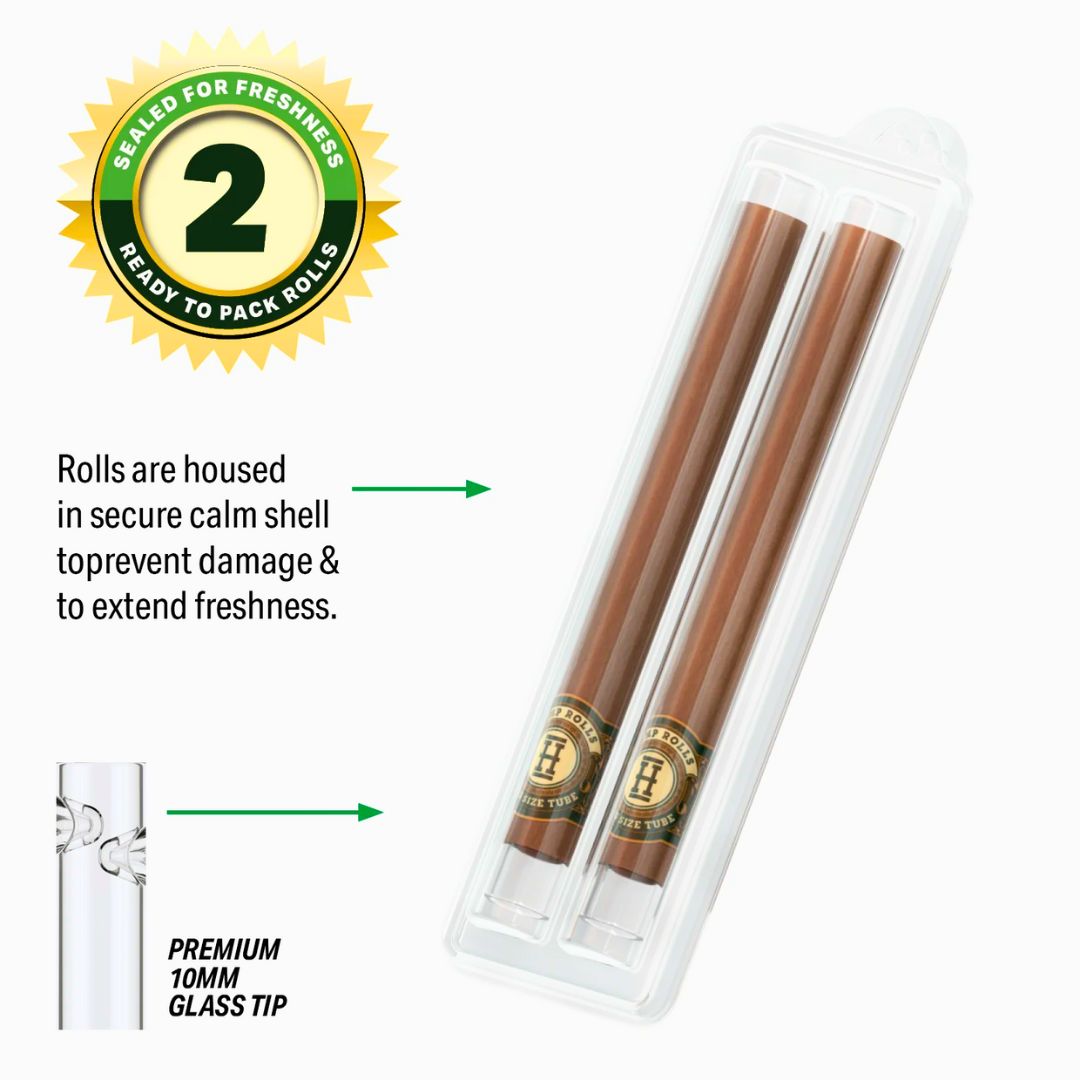 Hemper Glass Tip Hemp Rolls King Size