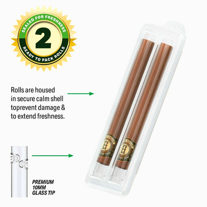 Hemper Glass Tip Hemp Rolls King Size