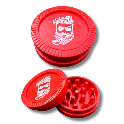 Jonnybaba Acrylic Herb Crusher - Red