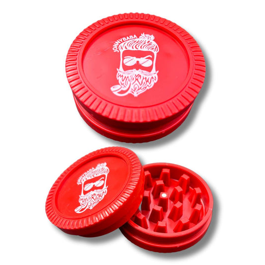 Jonnybaba Acrylic Herb Crusher - Red