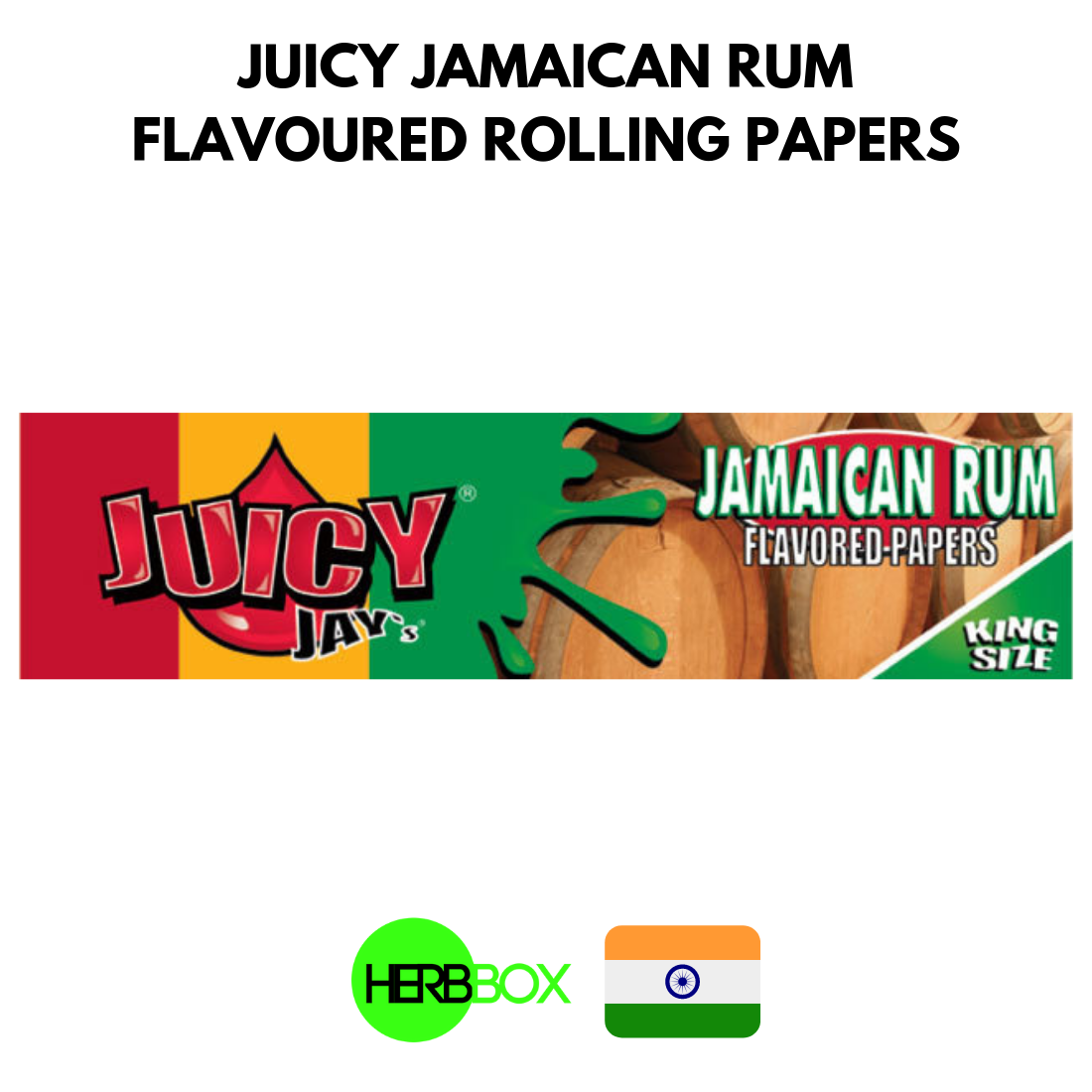 Juicy Jay's Jamaican Rum King Size Rolling Papers