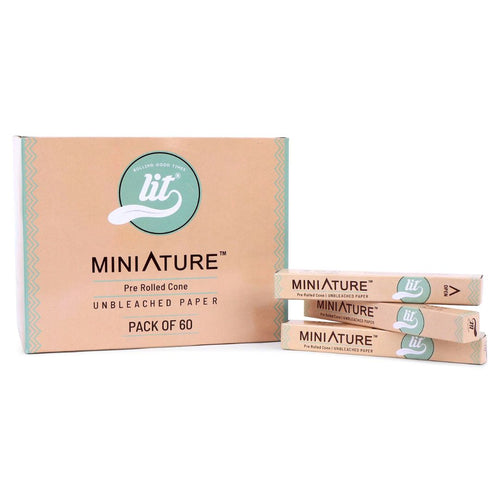 LIT MINIATURE Pre Rolled Cone Box ( 60 Cones)