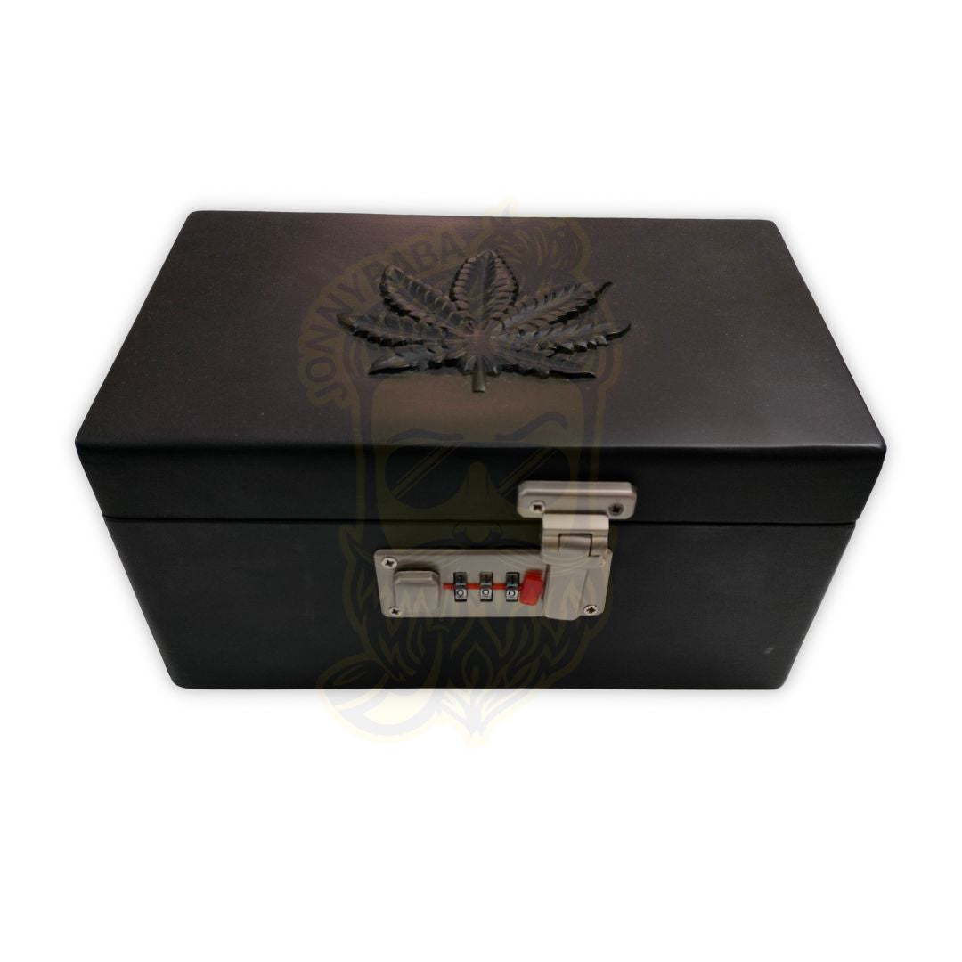 Mary-Jane Wooden Stashbox with Lock  - Small