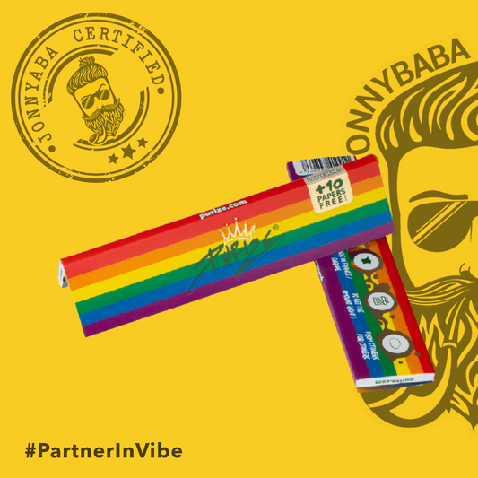Purize Long Rolling Papers - Rainbow