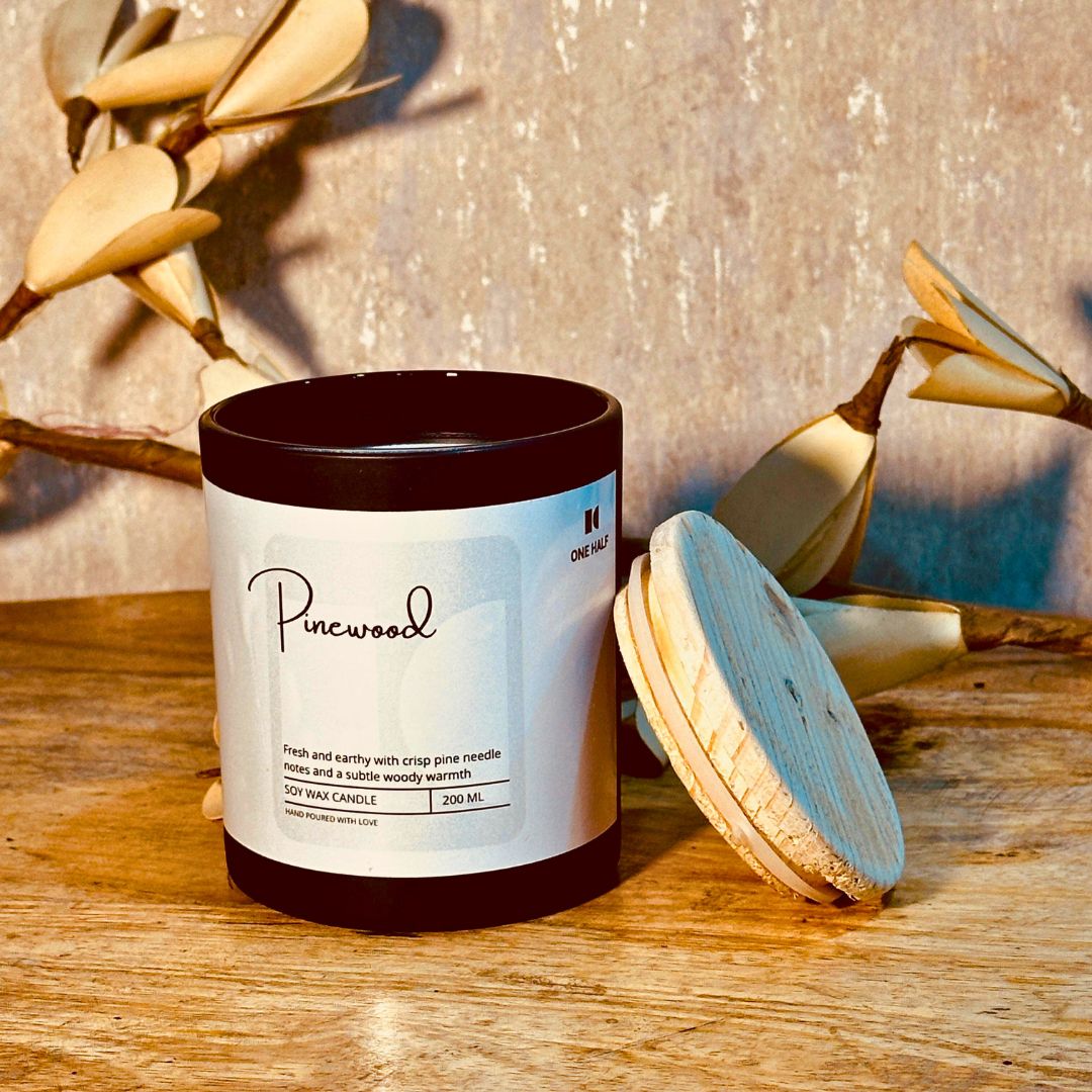 Pinewood - One Half Aromatherapy Candles