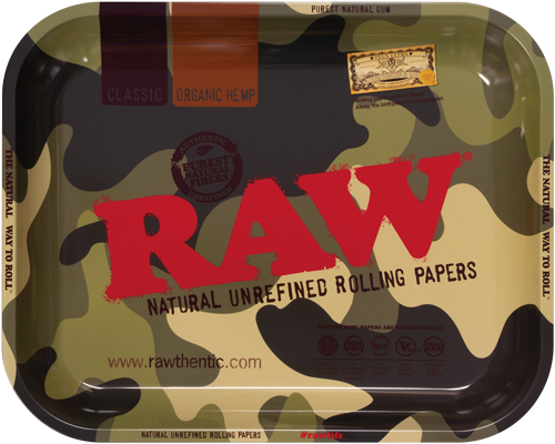 RAW Camo Rolling Tray | Herbbox