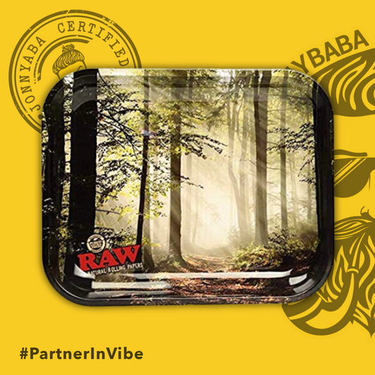 RAW Forest Metal Rolling Tray - Large