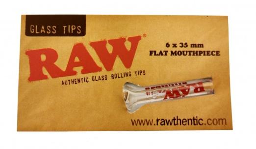 Raw Glass Tips - Flat Mouth Piece