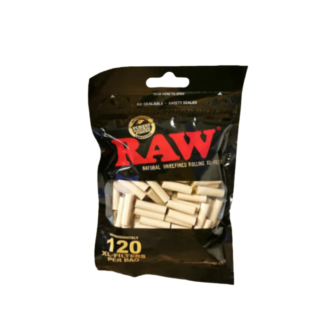 RAW Black Slim Cellulose Filters - 22*6 mm