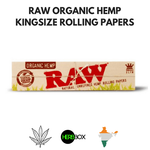 RAW Organic Hemp King Size Slim Rolling Papers