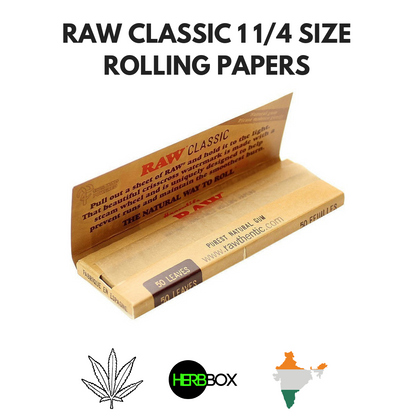 RAW Classic 1 1/4 Size Rolling Papers