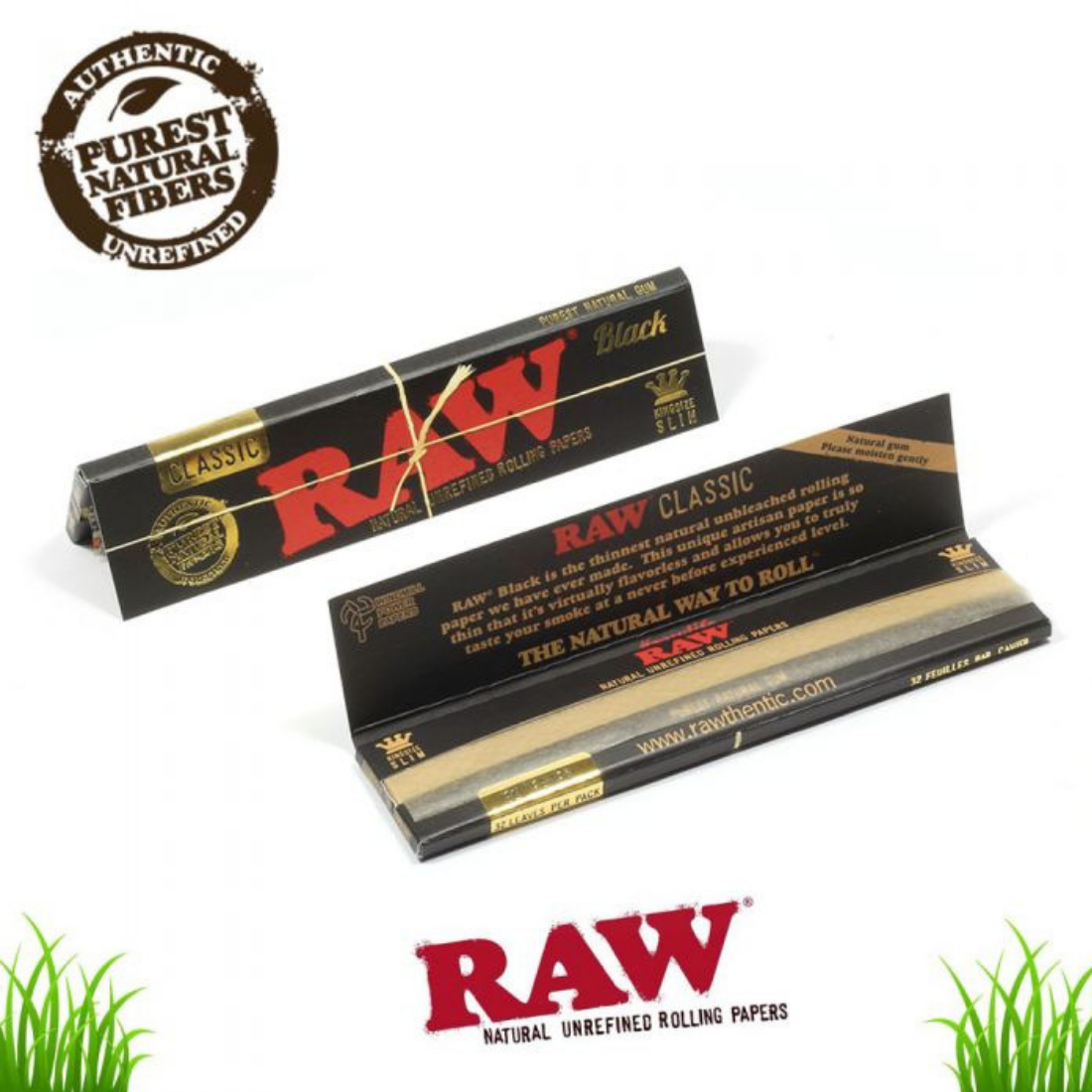 RAW Black King Size Rolling Papers