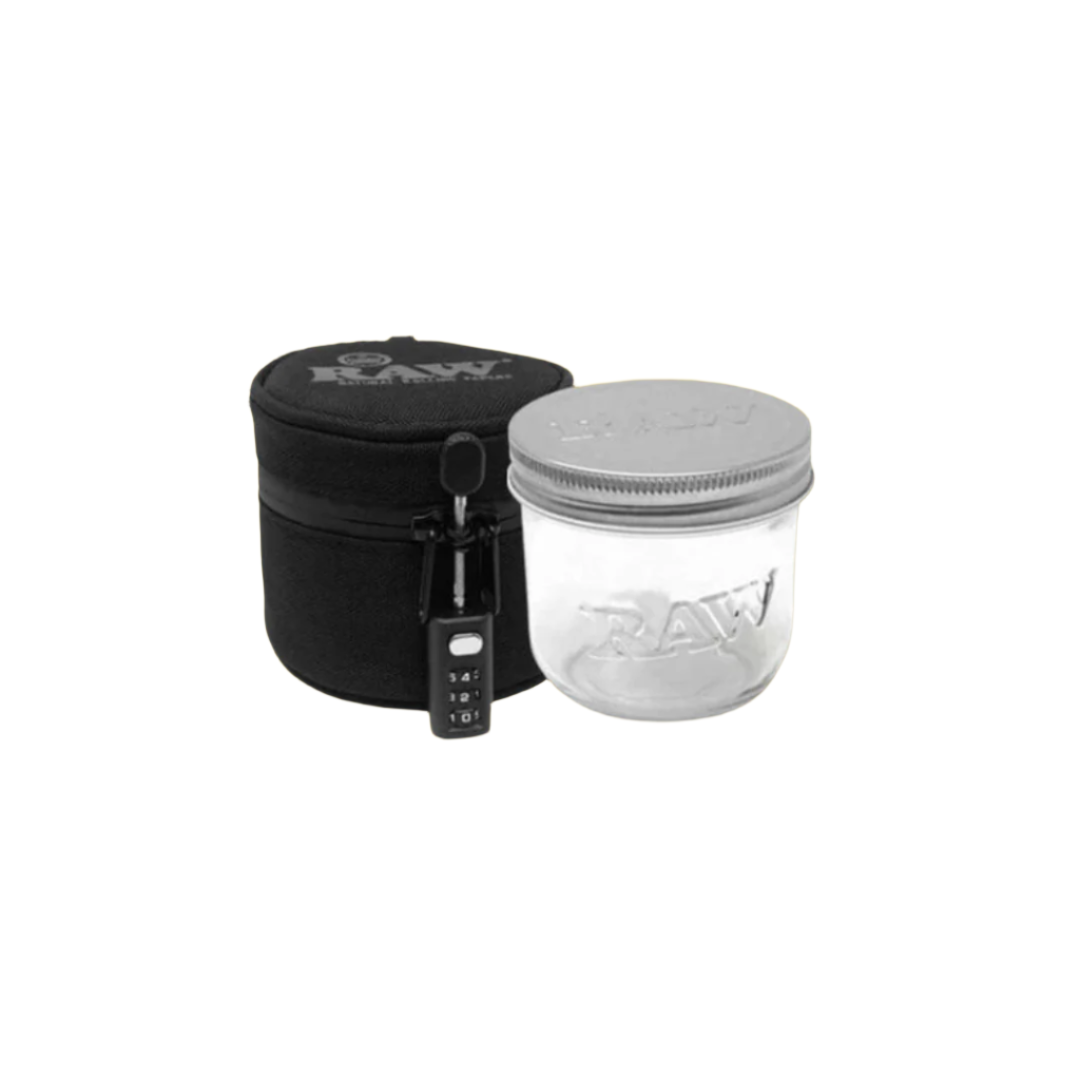 Raw Smell Proof Cozy & Mason Jar