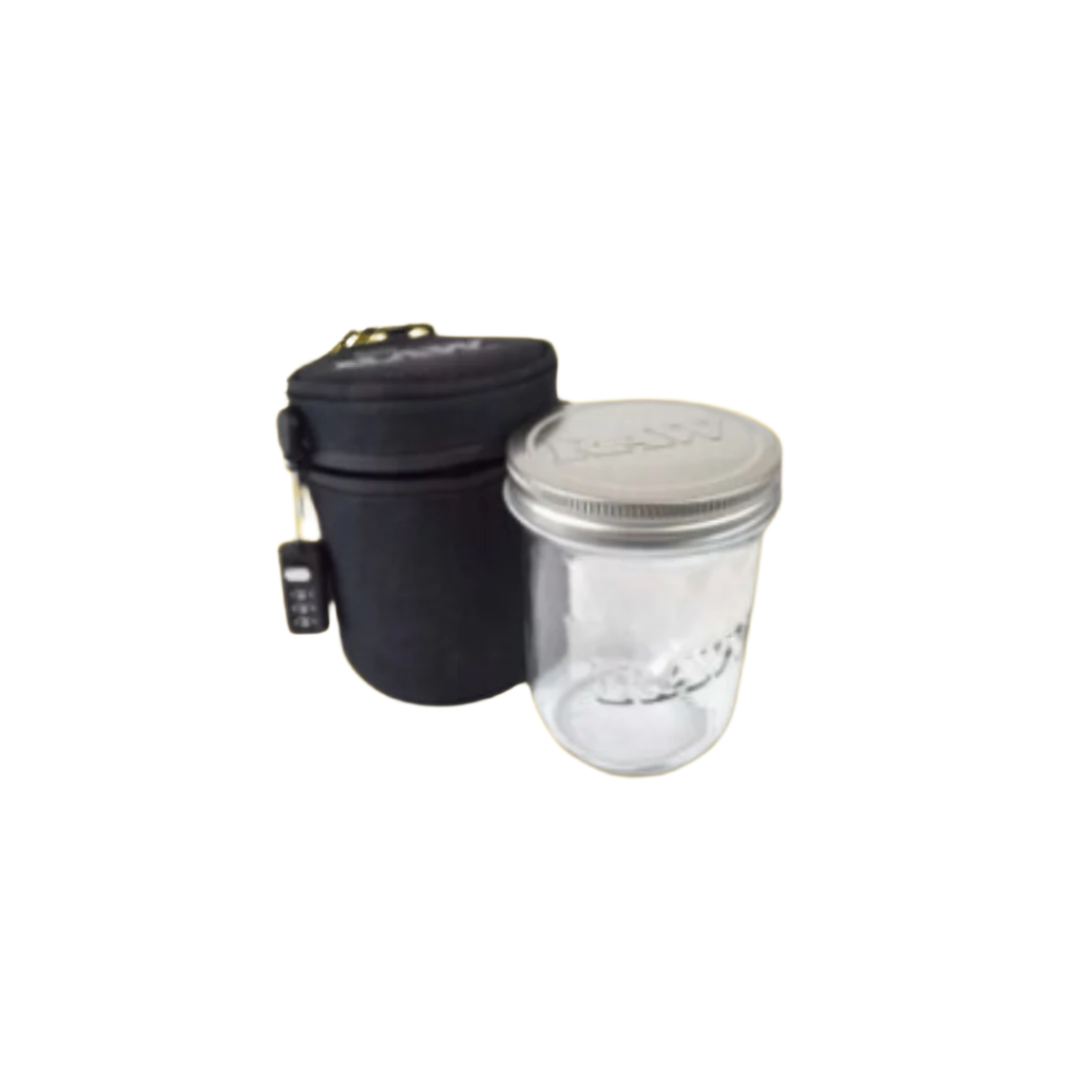 Raw Smell Proof Cozy & Mason Jar