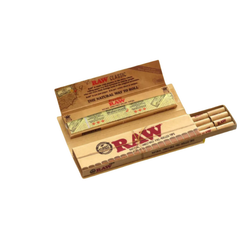 Raw Classic Connoisseur King Size Slim (with pre-rolled tips)