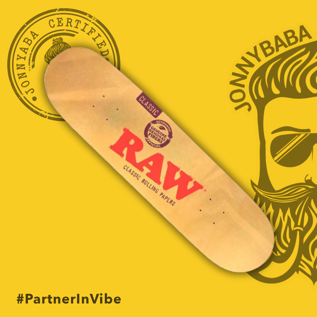 Raw Skateboard Deck Classic and Bricks