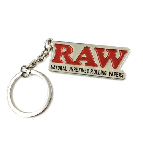 Raw Metal Keychain