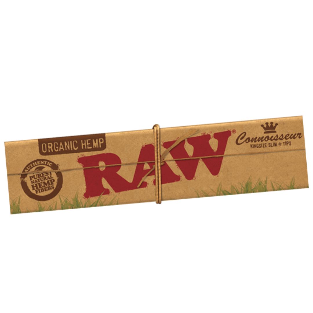 RAW Organic Hemp Connoisseur ks rolling Paper