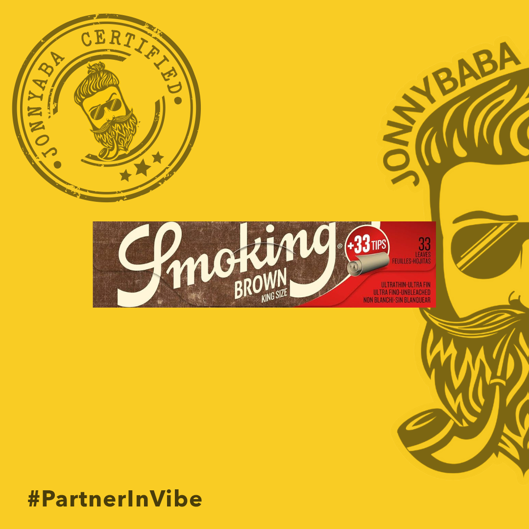 Smoking Brown Rolling Paper With Tips KS