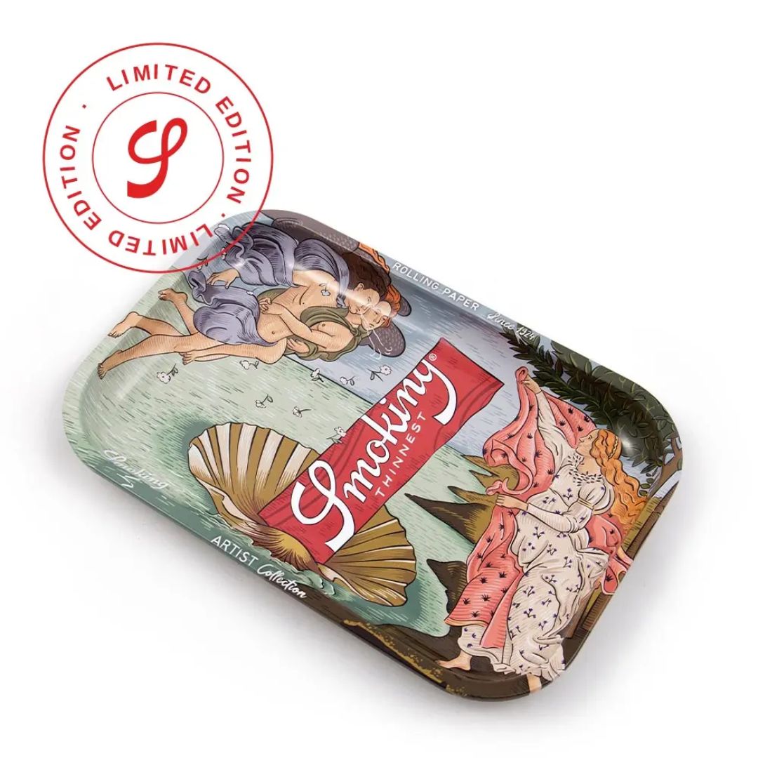 Smoking Metal Rolling Tray - Artist Collection