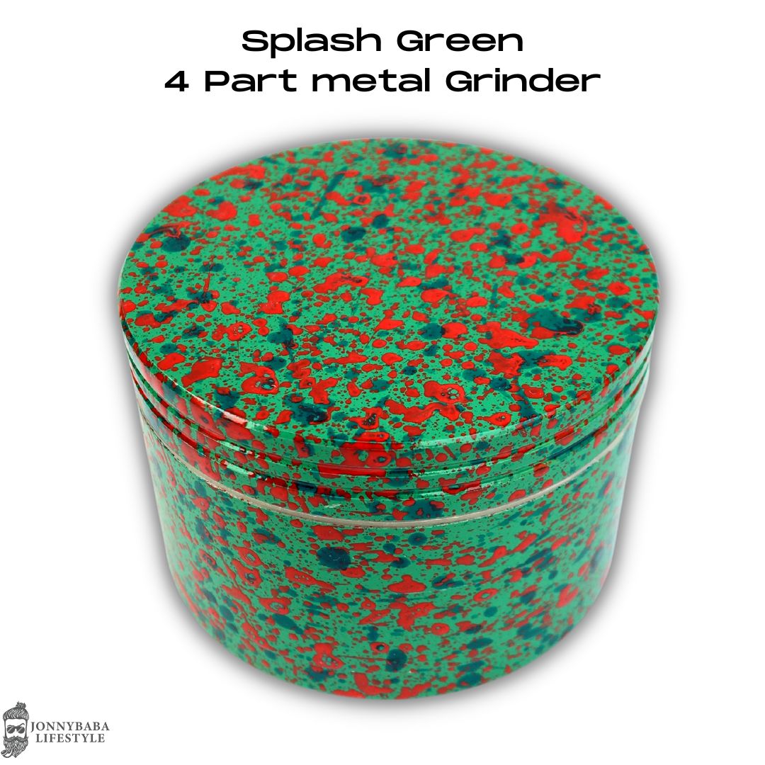 Splash Green Metal Crusher/Grinder - 62 mm