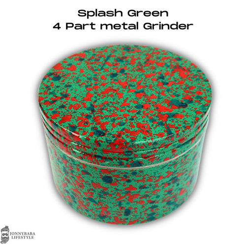 Splash Green Metal Crusher/Grinder - 62 mm