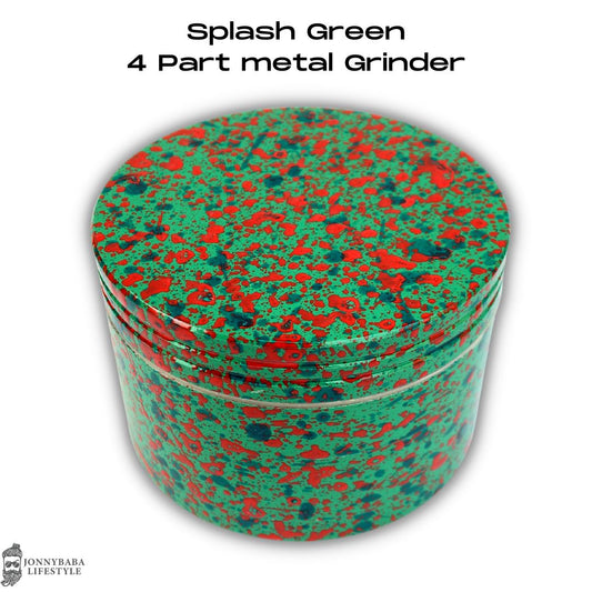 Splash Green Metal Crusher/Grinder - 62 mm