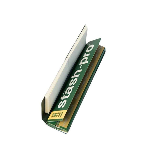 Stash Pro KS Brown Rolling Paper + Tips
