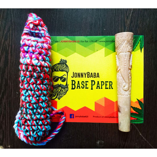 The Indian Elephant Marble Chillum | Herbbox India