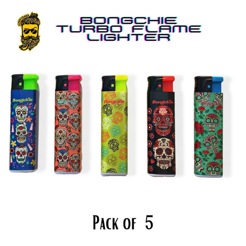 Bongchie Turbo Flame Lighter ( Pack of 5 )