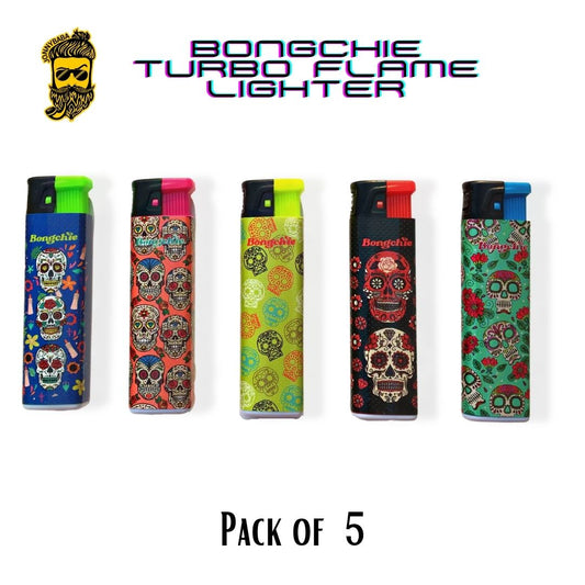 Bongchie Turbo Flame Lighter ( Pack of 5 )