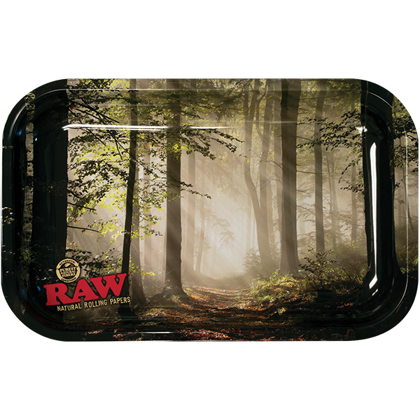Raw Smokey Forest Rolling Tray | Herbbox