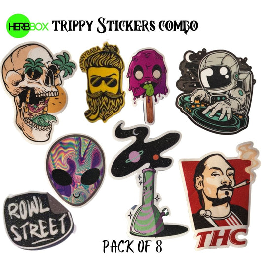 Herbbox Sticker Gift Pack ( Pack of 8 )