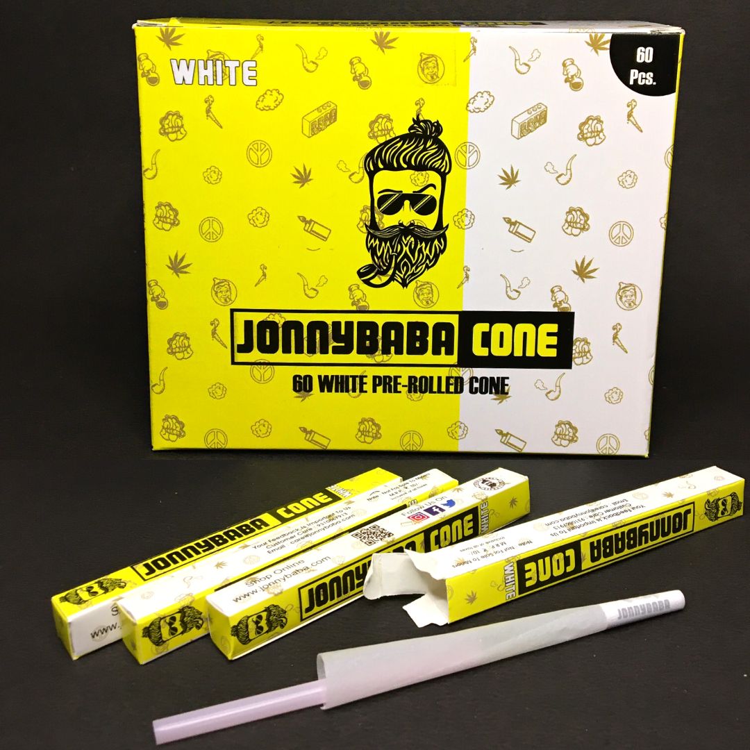 Jonnybaba King Size White Cone - Box