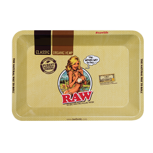 Raw Girl Rolling Tray | Herbbox