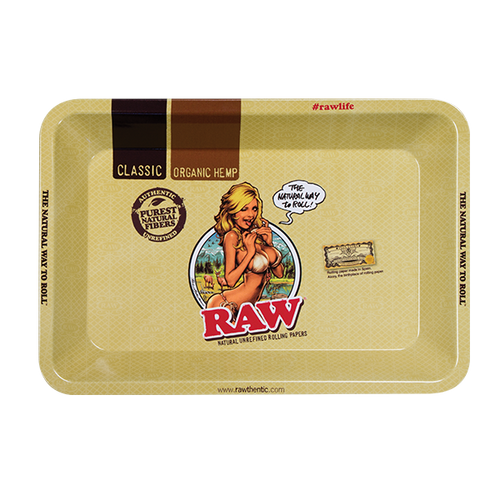 Raw Girl Rolling Tray | Herbbox