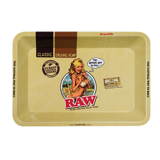 Raw Girl Rolling Tray | Herbbox