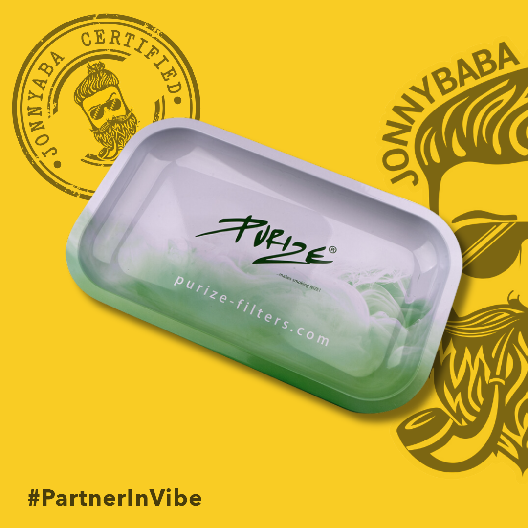 Purize Metal Rolling Tray - Smoke