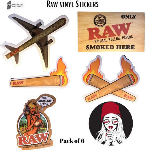 Raw Sticker Gift Pack ( Pack of 6 )