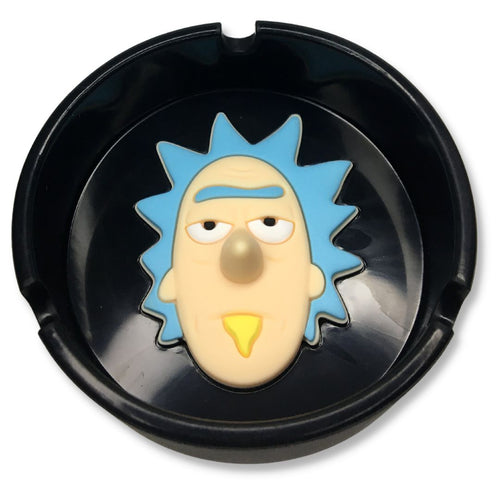 Rickity Rick Silicone Ashtray - Black