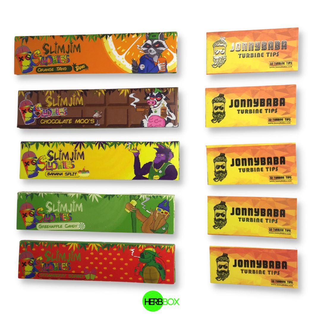 Slimjim Flavored Rolling Paper Combo King Size