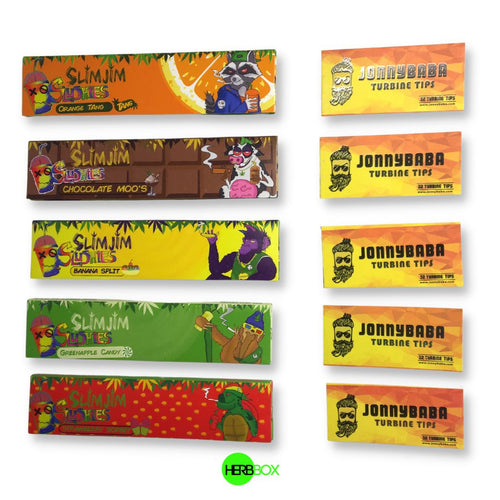Slimjim Flavored Rolling Paper Combo King Size