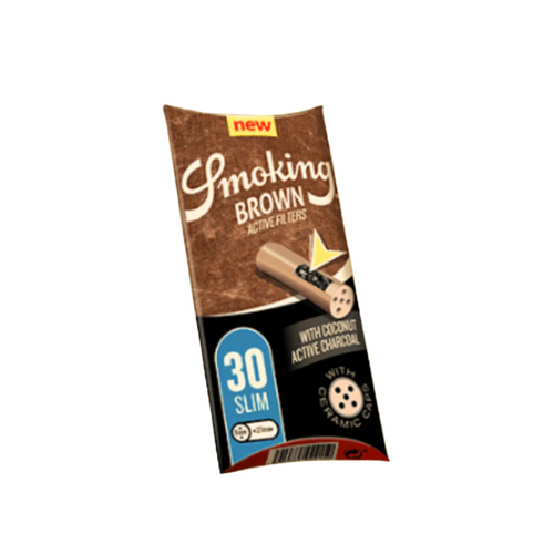 Smoking Brown Charcoal Filters -30/pack